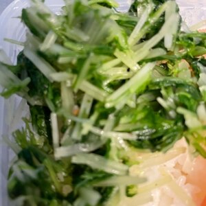 ジップロックに入れて寝かせるだけの水菜のお漬物♪